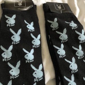 Black Playboy Men's socks